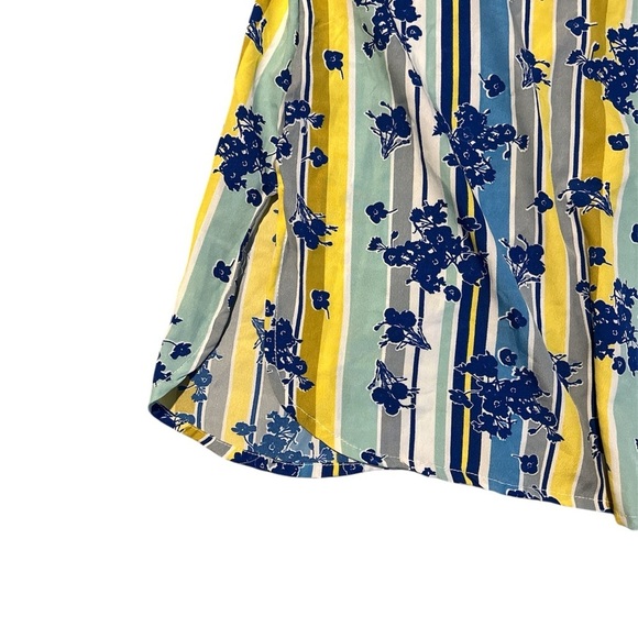 NWT, MPH Collection Button top, Collar, Gold Buttons, XL, Rolled Sleeves B1 - Picture 3 of 4